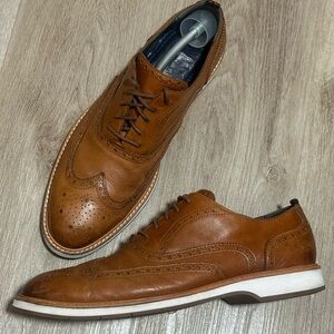 Cole Haan Morris Grand OS Wingtip Oxford Shoes Brown Leather C30697 Men’s Sz 11